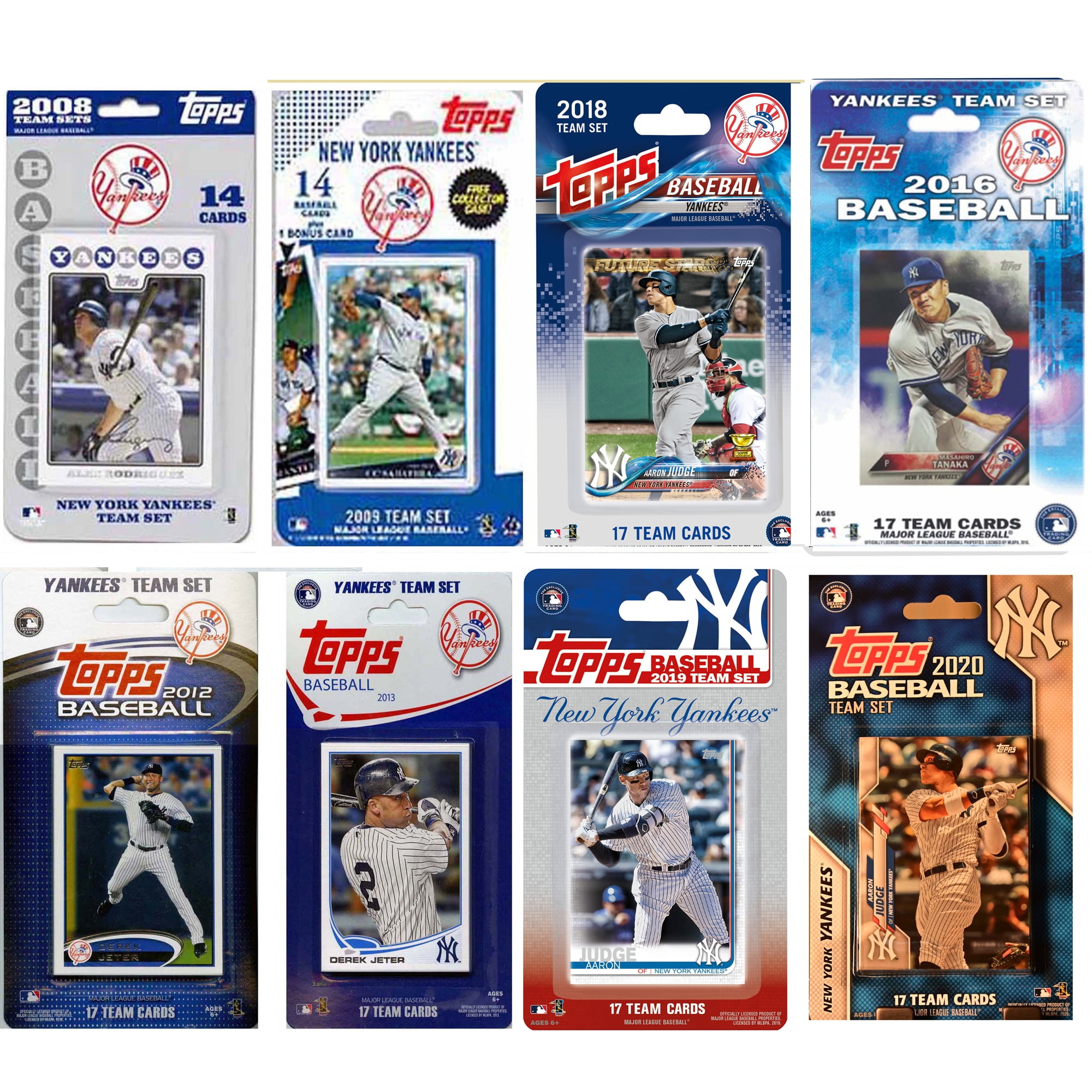 New York Yankees Team Season Trading Card Sets