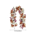 thumbnail image 4 of AuroraX Halloween Maple Leaf Vines Artificial Fall Garland Decoration Hanging Autumn Farmhouse Cute Thanksgiving Decorations, 4 of 7