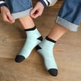 thumbnail image 3 of Pofeuu Blue Bright Print 30cm Socks, Adult Running Hiking Socks for Youth and Adult, 3 of 7