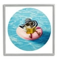 thumbnail image 4 of Stupell Industries Bird Reading Book Pool Float Beverly Hills Sun Hat, 24 x 24, Design by Lucia Heffernan, 4 of 5