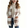 thumbnail image 2 of WOYY Teen Girls Reversible Vest Plaid Sleeveless Jacket with Pocket, Sizes 13-14, 2 of 8
