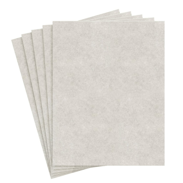 Smoke Gray Stationery Parchment Paper - Great for Writing, Certificates,  Menus and Wedding Invitations | 24lb Bond Paper | 8.5 x 11 | 50 Sheets per