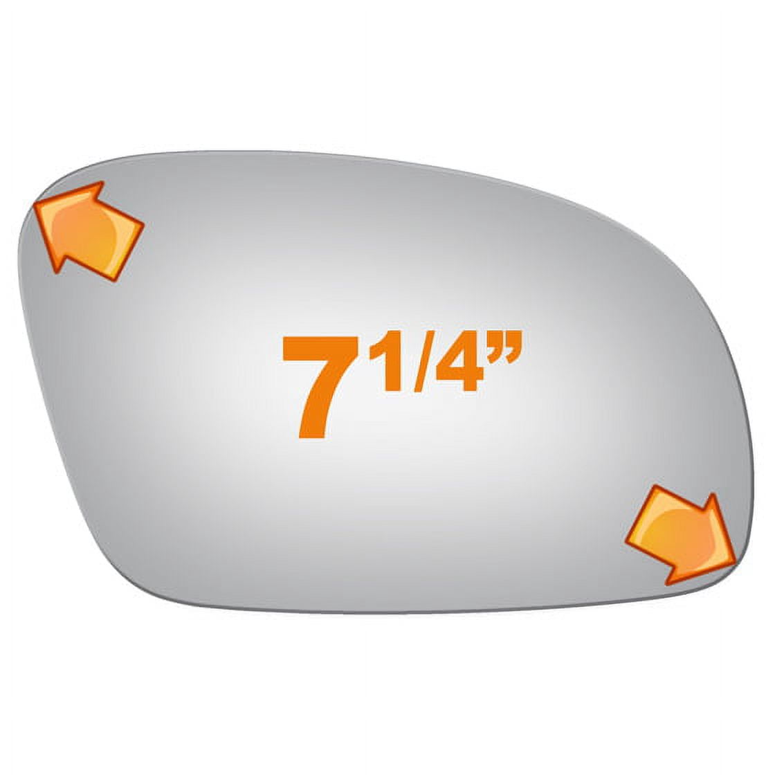 Burco Side View Mirror Replacement Glass - Clear Glass - 3736