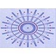thumbnail image 1 of Ahgly Company Tapis Rectangulaire d'Intérieur Lavable en Machine Lavande Bleu Transitionnel, 7 Pieds x 10 Pieds, 1 of 7