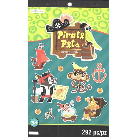 Creatology Sticker Book ~ Pirate Pets (an Animal Pirate Adventure; 292 ...