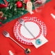 thumbnail image 4 of Cubiertos de acero inoxidable, adornos navideños, cubiertos navideños, cuchara de café, cuchara de acero inoxidable, tenedor de fruta, cuchara de postre, juego de regalo de tenedor y cuchara navideña,, 4 of 6