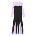 thumbnail image 3 of YONGHS Womens Adult Long Sleeve A-Line Dress Dress Halloween Witch Cosplay Costumes Black L, 3 of 7
