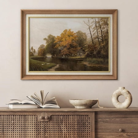 Rustic Countryside Landscape Vintage Farmhouse Decorative Interior Home Wall Art Poster