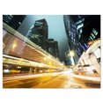 thumbnail image 2 of Trafic à Hong Kong la Nuit - Impression sur Toile de Paysage Urbain, 2 of 3