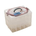 thumbnail image 1 of Clearance! Clear Plastic Beads Jewellery Storage Organizer Tool Box Case Daily Deal Deals #43, 1 of 1