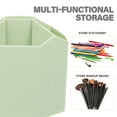 thumbnail image 3 of WEUVEB Green Plastic Pencil Holder Stationery Box for Students and Teachers - 1 Set Household Organizer, 3 of 8