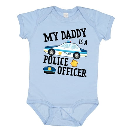 

Inktastic My Daddy is a Police Officer Boys or Girls Baby Bodysuit