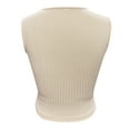 thumbnail image 5 of fvwitlyh Tank Tops for Women Womens Strapless Crop Top Sweetheart Neck Ribbed Knit Twisted Knot Front Sleeveless Y2K CamisoleTanks Top Khaki Medium, 5 of 5