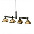 thumbnail image 5 of Meyda 164837 64 in. T Mission 4 Light Island Pendant, Timeless Bronze & Carmel Onyx, 5 of 5