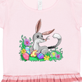 thumbnail image 3 of Inktastic Easter Bilby with Eggs and Flowers Gift Toddler Girl Dress, 3 of 4