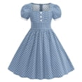 thumbnail image 2 of Gubotare Robe d'Été Fille Robe d'Été Fille Maxi à Bretelles Froncée Fluide Plage Décontractée Robe Soleil Ado Fille Taille 9-10 (Bleu Clair, 9-10 Ans), 2 of 6