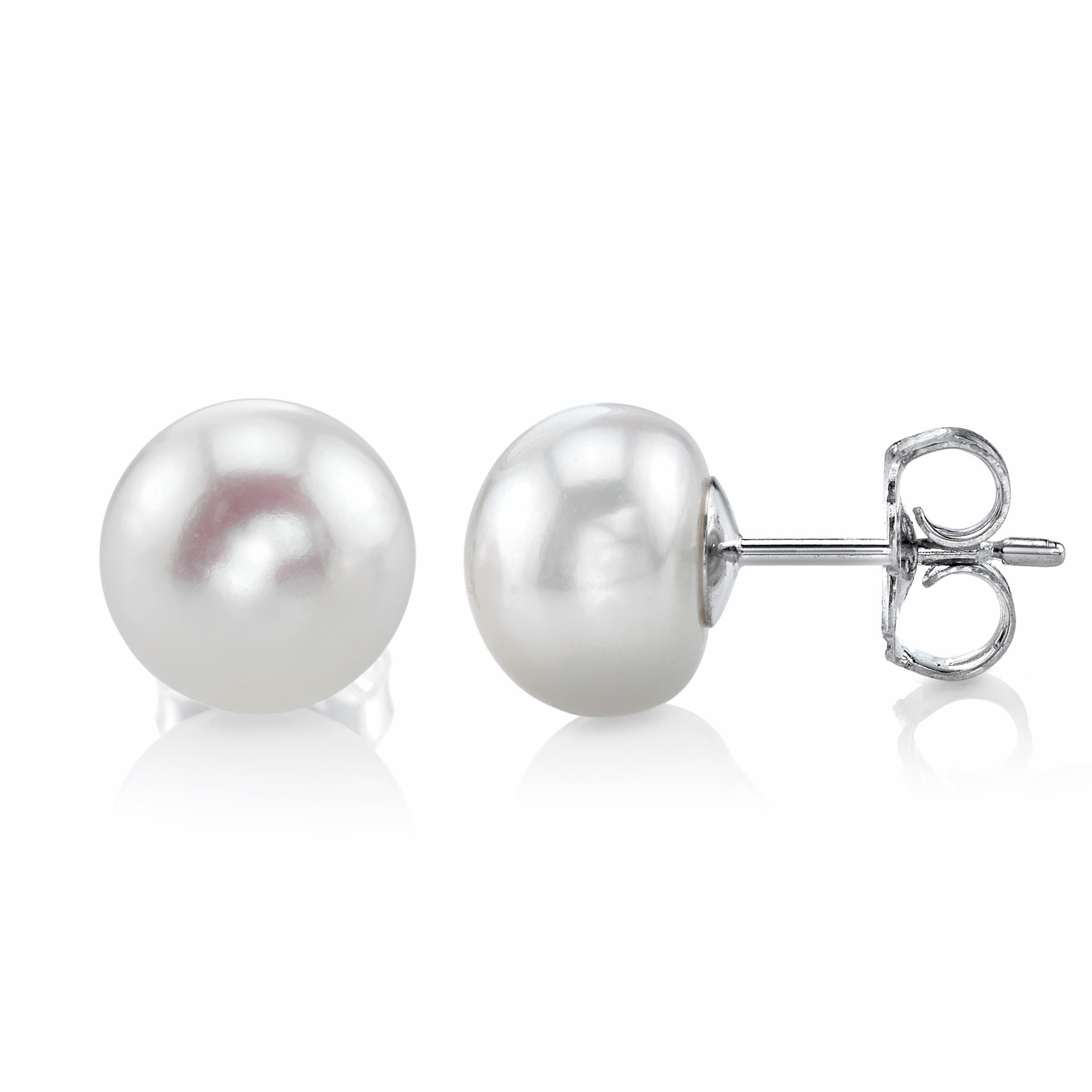 The Pearl Source - The Pearl Source Sterling Silver 9-10mm White