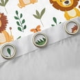 thumbnail image 4 of Castle Fairy Cute Crocodile Blackout Curtains Set of 2 (52x84 Each),Animal Window Curtains, 4 of 6