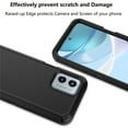 thumbnail image 6 of For Motorola Moto G 5G 2023 Case, Defender Phone Case For Moto G 5G 2023 6.5",Takfox Heavy Duty Shockproof Rugged Rubber Full Body Protective, 3 in 1 Hybrid Bumper Cover (Black), 6 of 9