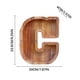 thumbnail image 5 of Lata de ahorros de madera con letras en inglés, lata de ahorros de vidrio transparente, alcancía, 5 of 6
