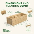 thumbnail image 7 of Greenes Fence 32 in. x 11 in. x 10 in. Cedar Wood Planter Box, 7 of 7