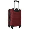 thumbnail image 4 of Wrangler 4 Piece Rolling Hardside Luggage Set, Red, 4 of 9