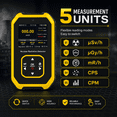 thumbnail image 5 of Geiger Counter, for Home Environment and Marble Testing, Portable Nuclear Radiation Detector, Handheld Dosimeter with LCD Display, 5 of 7