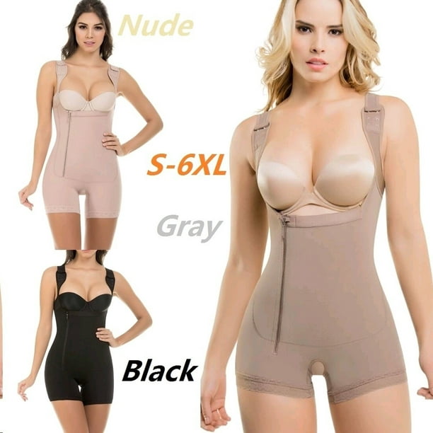 Long Sleeve Bodysuits Compression Garments After Liposuction Postpartum  Shapewear Women Fajas Colombianas Original Post size L Color Black