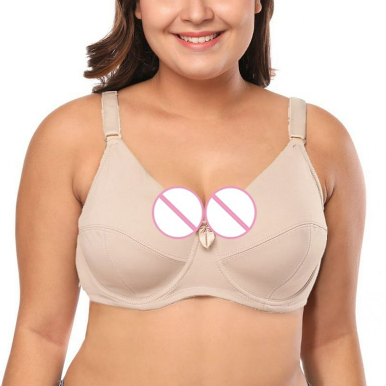 Clearance Deals! Zpanxa Plus Size Bras for Women No Underwire Full