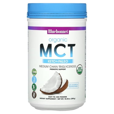 Bluebonnet Organic MCT Powder Unflavored 10.58 oz Powder