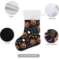 thumbnail image 3 of Coolnut Christmas Stocking Personalized Halloween Large Candy Stocking Hanging Gift Xmas Stockings Decoration 1 PC for Family Holiday Party Ornaments Decor Fireplace, 3 of 7