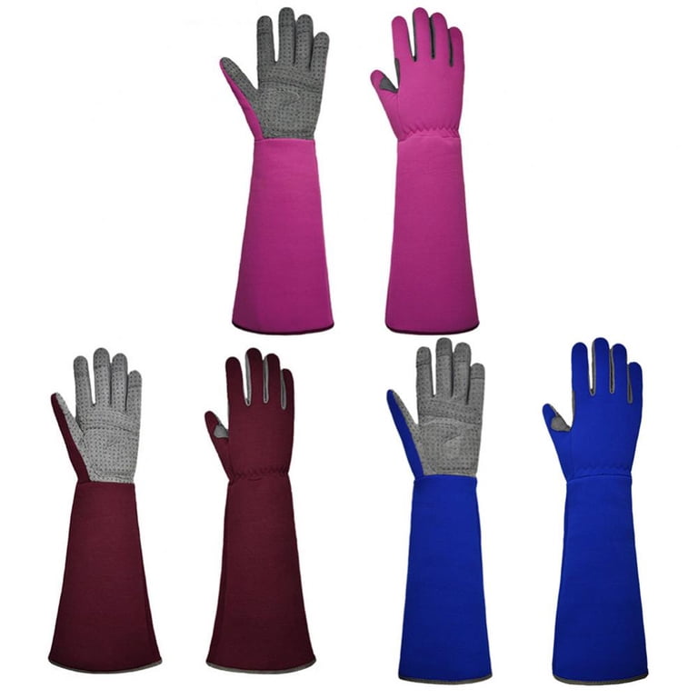 Long Sleeve Thorn-proof Garden Gloves for Gardener and Farmer Unisex -  Walmart.com