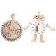thumbnail image 1 of 2x Toddler Children Boys Girls Montessori Busy Boards Timer Plane Travel Toys Learning Early Teaching Wooden Handicraft Toy DIY Accessories perfke tablero ocupado, 1 of 9