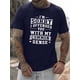 thumbnail image 1 of [Graphic Print Summer Tee] Unique Graphic Print Summer T-Shirt - Men's Casual Round Neck, Short Sleeve, Polyester Blend, Machine Washable, 1 of 4