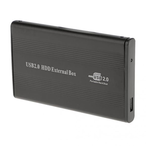 2pcs USB2.0 HDD Unidad De Disco Duro Caja .5 "IDE PATA HDD Case Black Sunnimix Caja de disco duro