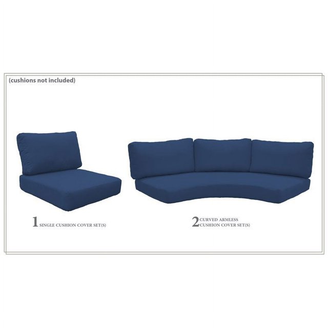 TK Classics Housse Set en Bleu Marine pour FLORENCE-06h