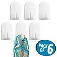 thumbnail image 2 of iDesign Soap Savers Mini White Plastic Adhesive Hook (6-Pack) 14101, 2 of 3