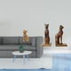 thumbnail image 2 of Estatua De Gato Egipcio De Resina, Figura Decorativa, Adorno Coleccionable, Escultura Para Estantería, Sala De Estar, Dormitorio, Oficina, Regalo De Inauguración De Casa, Sujetalibros, 2 of 8