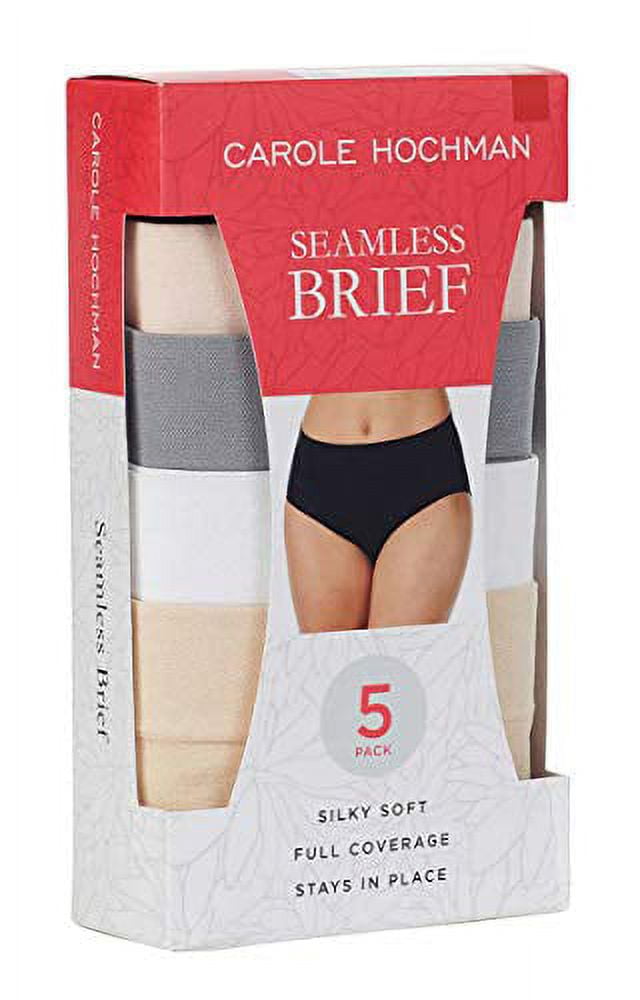 Midnight by Carole Hochman, Intimates & Sleepwear, S Carole Hochman  Ladies Seamless Brief Panty 5 Pack Size Small Multi Color