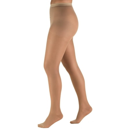 

Truform Sheer Pantyhose: 15-20 mmHg Light Beige Tall
