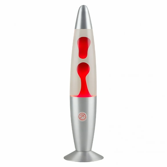 HIBIBUD 25W Jellyfish Led Bedside Volcano Lava Night Light for Home Bedroom Lava Lamps for Adults and Kids(Red)