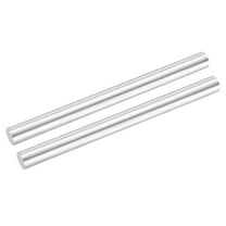 2Pcs 0.63"(16mm) Dia Round Aluminum Rods, 7.9"(200mm) Long 6061 Aluminum Round Rod Solid Lathe Bar Stock for Industry Construction DIY Crafts, Silver