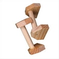 thumbnail image 3 of Push-Up Stand Wood Pushup Bars Exercise Home Workout Equipment 25CM, 3 of 5