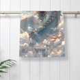 thumbnail image 5 of Rateoe Cool Cloud White Dragon Pattern Microfiber Towel, Beach Towel, Pool Towel, Quick-dry Travel Towel, Soft and Plush towel, Absorbent Towel-27.5x16 Inch, 5 of 6