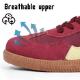 thumbnail image 3 of BERANMEY Casual Sneakers for Women Breathable Fashion Sneakers Lightweight Walking Shoes with Memory Foam Low-Top Retro Non Slip Womens Sneakers with Anti Slip Sole for Tennis & Daily Walking, 3 of 8