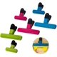 thumbnail image 2 of Bag Clips, 6 Pieces Food Bag Clips 3 Color 2 Size Plastic Food Bag Clip for Kitchen, office and Garage, 2 of 5