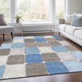 thumbnail image 5 of Dalyn Rugs Machine Washable Indoor/Outdoor Chantille Blue 3' x 5' Rug, 5 of 9