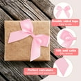 thumbnail image 3 of Mini Gift Wrap Bows, Self-Adhesive Satin Ribbon Crafts Bow, Premade Bowknot for Party Decoration Gift Wrapping- Pink, 3 of 4