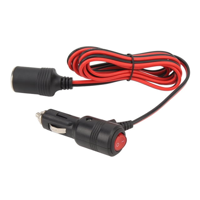 Encendedor De Cigarrillos, CC 12 V, 24 V, Salida 10‑15 A, Enchufes Macho Hembra Para Encendedor De Cigarros Con Fusible De 15 A Para Cámara De Coche
