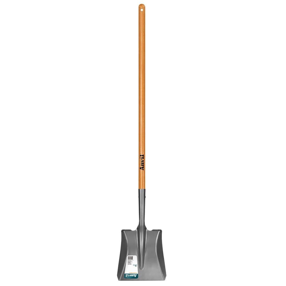 47 In. L Wood Handle Steel Transfer Shovel